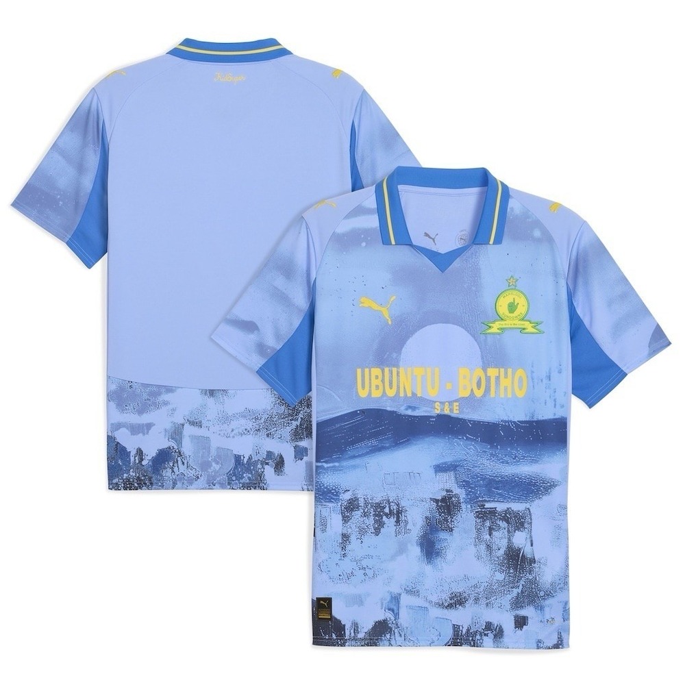 Authentic Men Size LARGE Puma Mamelodi Sundowns x KidSuper 2025 Jersey 782720-23